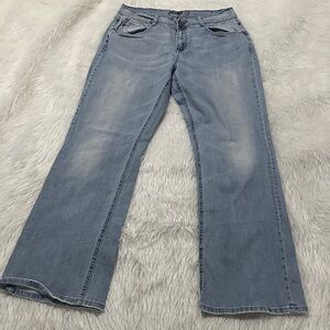 Elegant Light Blue Women's Flare Jeans